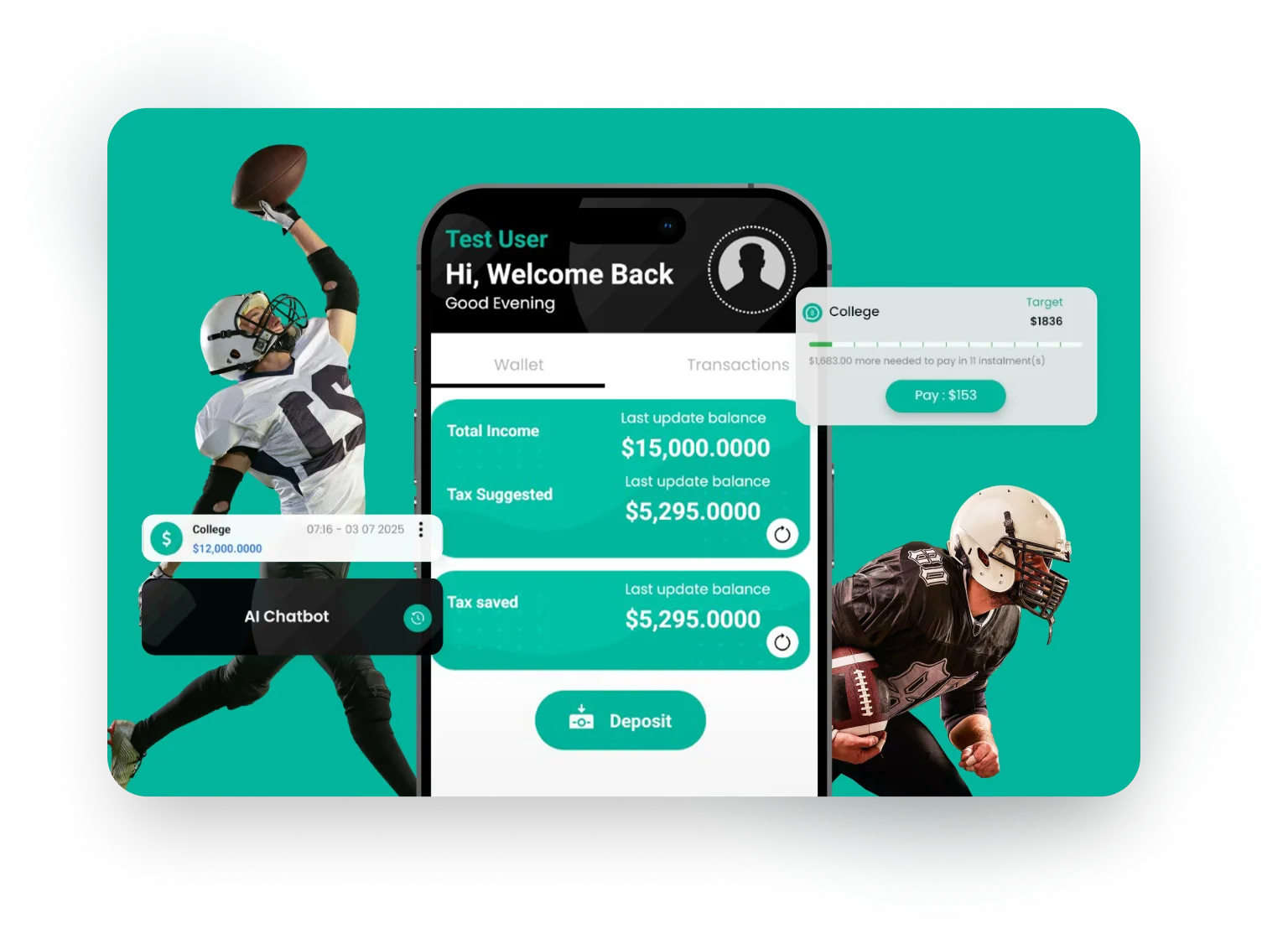 WealthIntel App Mockup