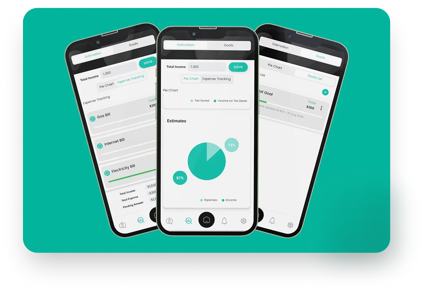 Budgeting mockup