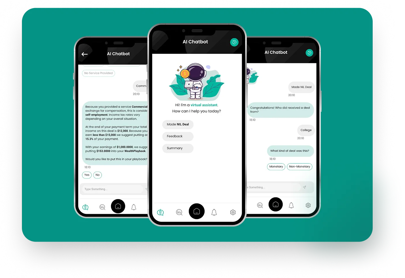AI Chatbot mockup