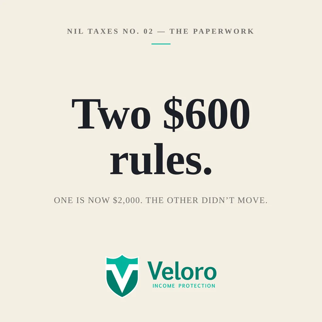 Two $600 rules. One is now $2,000. The other didn't move.